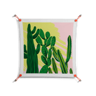 Cactus Sky - Work On Wall - Amy Suther - Orange - 70 x 70 cm