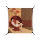 Women in ballchair - Work On Wall - Kristin Eriksson - Black - 70 x 70 cm
