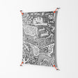 Flight Of Fancy - Work On Wall - Diana Catchpole - Orange - 70 x 100 cm