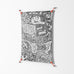 Flight Of Fancy - Work On Wall - Diana Catchpole - Orange - 70 x 100 cm
