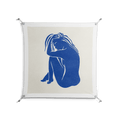 Serenity - Work On Wall - Amy Suther - Silver - 90 x 90 cm