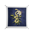 Snake Tigerlily - Work On Wall - Amy Suther - Silver - 90 x 90 cm