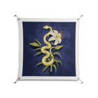 Snake Tigerlily - Work On Wall - Amy Suther - Silver - 90 x 90 cm