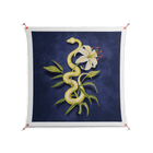 Snake Tigerlily - Work On Wall - Amy Suther - Orange - 140 x 140 cm