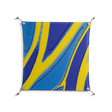Blue Gale - Work On Wall - Oluwasheyi Adebayo - Silver - 70 x 70 cm