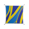 Blue Gale - Work On Wall - Oluwasheyi Adebayo - Silver - 70 x 70 cm