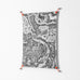 Flight Of Fancy 3 - Work On Wall - Diana Catchpole - Orange - 70 x 100 cm