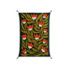 Blooming Folk Garden v2 - Work On Wall - Sandra Hutter - Black - 70 x 100 cm