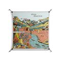 Rocky Mountain - Work On Wall - Wyatt Hersey - Black - 90 x 90 cm