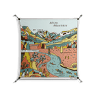 Rocky Mountain - Work On Wall - Wyatt Hersey - Black - 90 x 90 cm