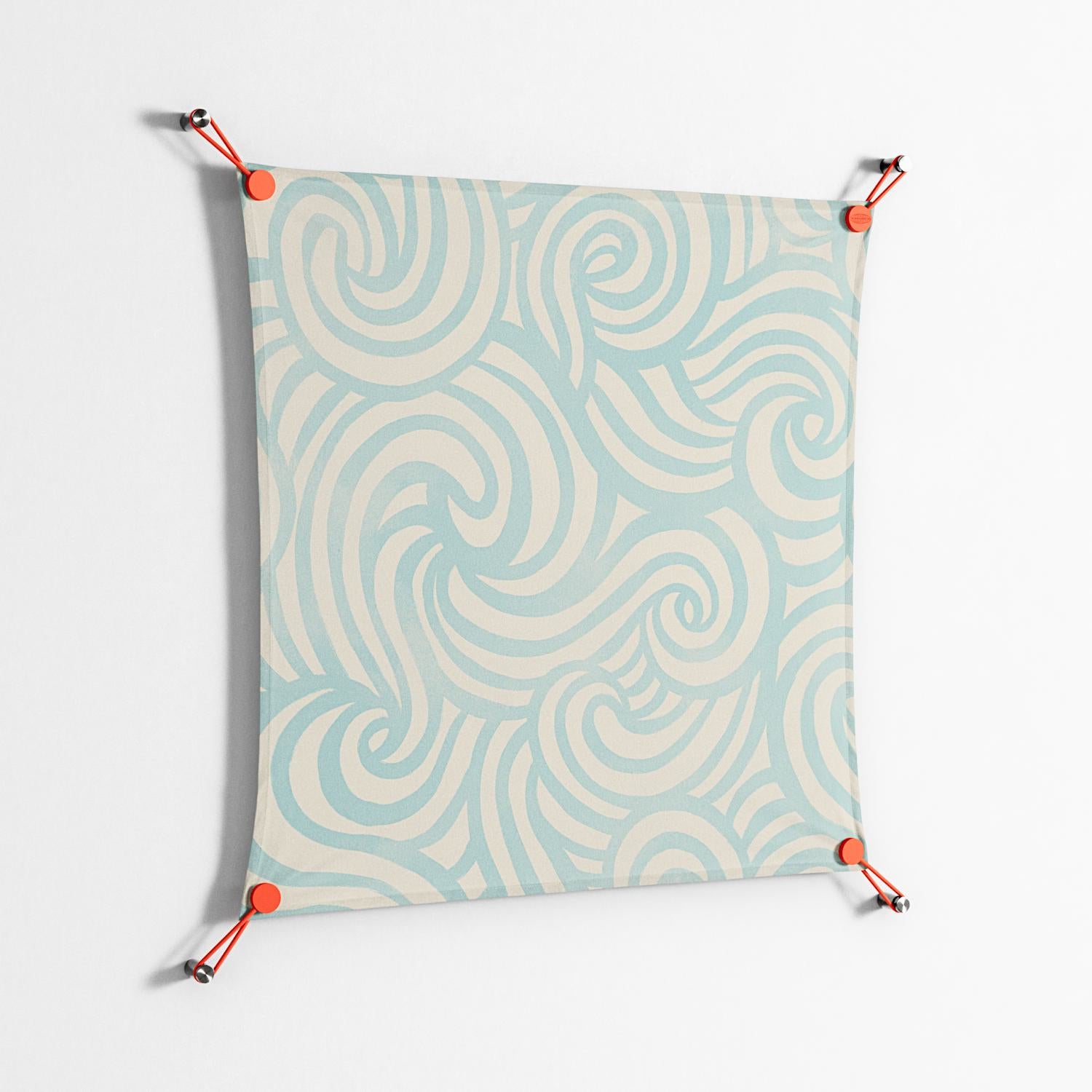 Epic Swirl - Work On Wall - Amy Suther - Orange - 70 x 70 cm