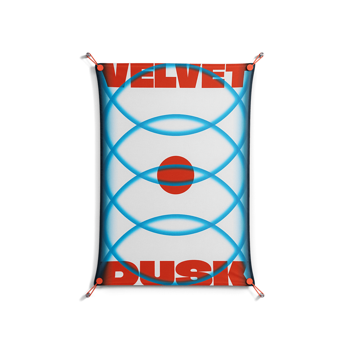Velvet Dusk - Work On Wall - Oluwasheyi Adebayo - Orange - 70 x 100 cm