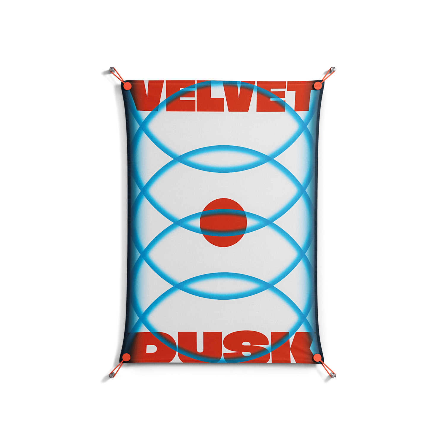 Velvet Dusk - Work On Wall - Oluwasheyi Adebayo - Orange - 70 x 100 cm