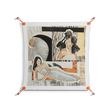 Sweet Far Away - Work On Wall - Sophie Goudman - Orange - 70 x 70 cm
