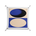 Entrance - Work On Wall - Oluwasheyi Adebayo - Silver - 70 x 70 cm