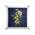 Snake Tigerlily - Work On Wall - Amy Suther - Black - 90 x 90 cm