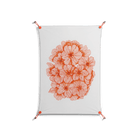 Orange Flowers 1 - Work On Wall - Katie O’Shea - Orange - 70 x 100 cm