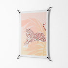 Pastel Leopard - Work On Wall - Amy Suther - Black - 70 x 100 cm