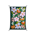 Floral Delight - Work On Wall - Sandra Hutter - Black - 70 x 100 cm