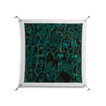 The Green Line - Work On Wall - Craig Watkins - Silver - 90 x 90 cm