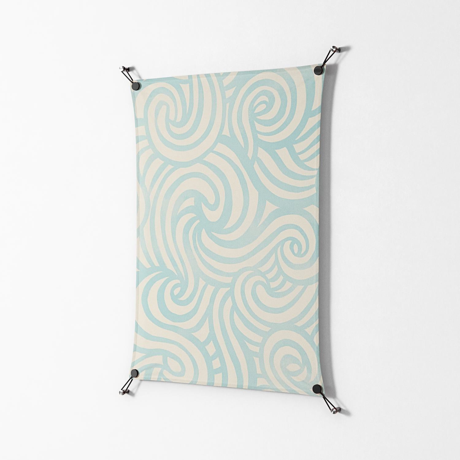 Epic Swirl - Work On Wall - Amy Suther - Black - 70 x 100 cm