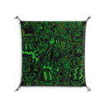 Wottosque Green - Work On Wall - Craig Watkins - Black - 70 x 70 cm