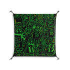 Wottosque Green - Work On Wall - Craig Watkins - Black - 70 x 70 cm