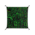 Wottosque Green - Work On Wall - Craig Watkins - Black - 70 x 70 cm