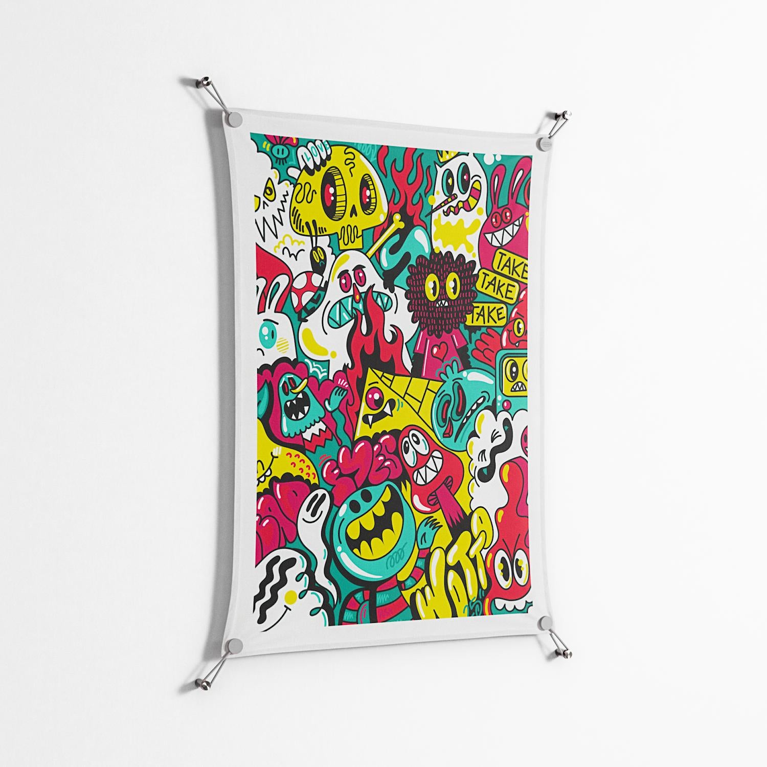 Fridays I'm In Love - Work On Wall - Craig Watkins - Silver - 70 x 100 cm