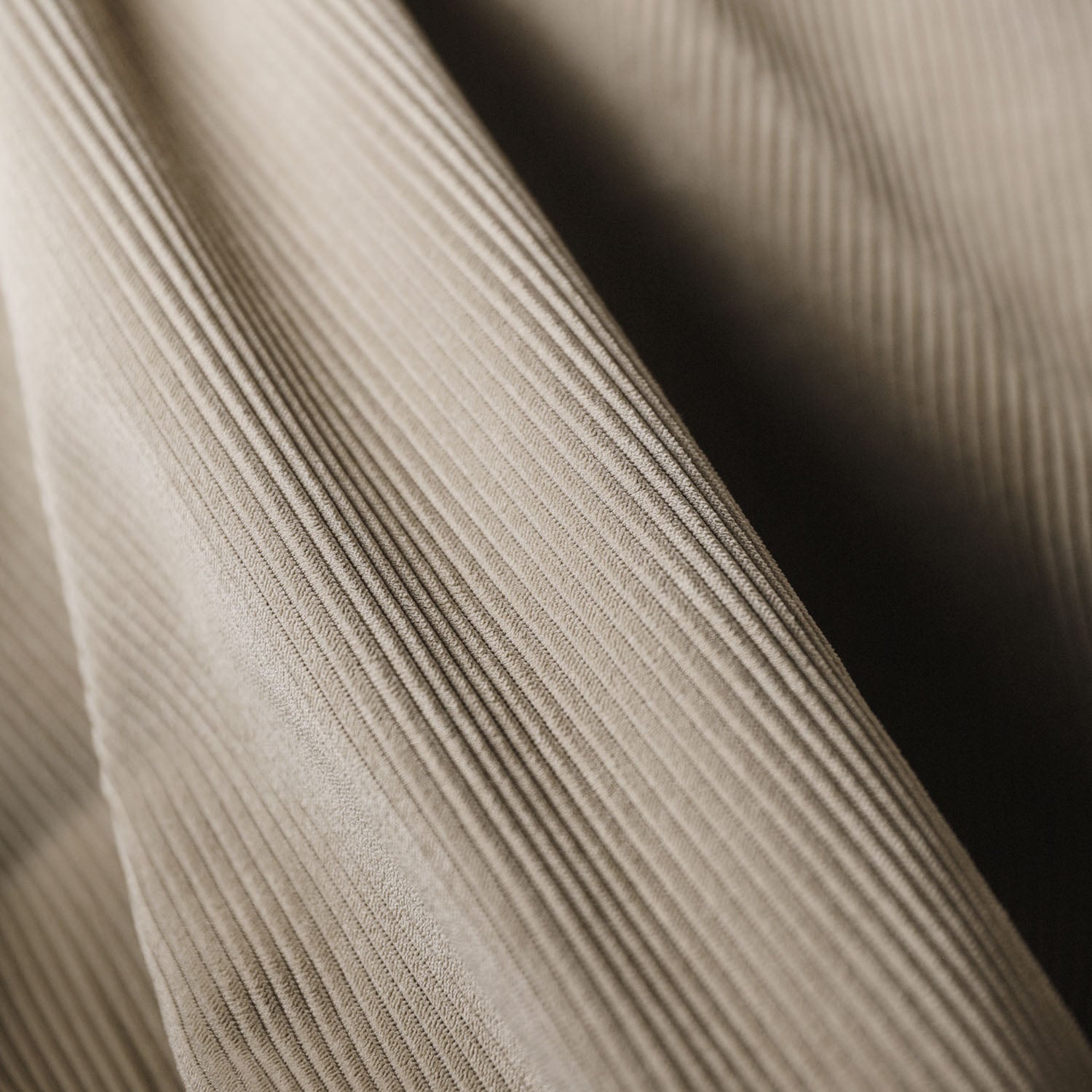 Fabric Sample Corduroy Pale Beige