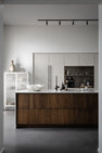 Vitrine - Cabinet - Chalk - Reeded Glass