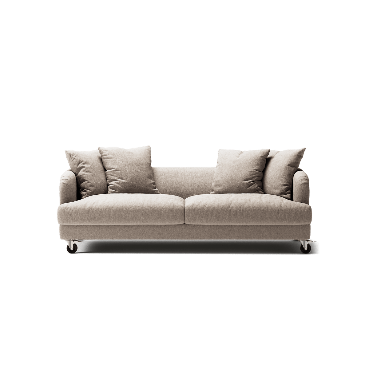 Harvey - 3 Seat - Fine Bouclé Warm Grey