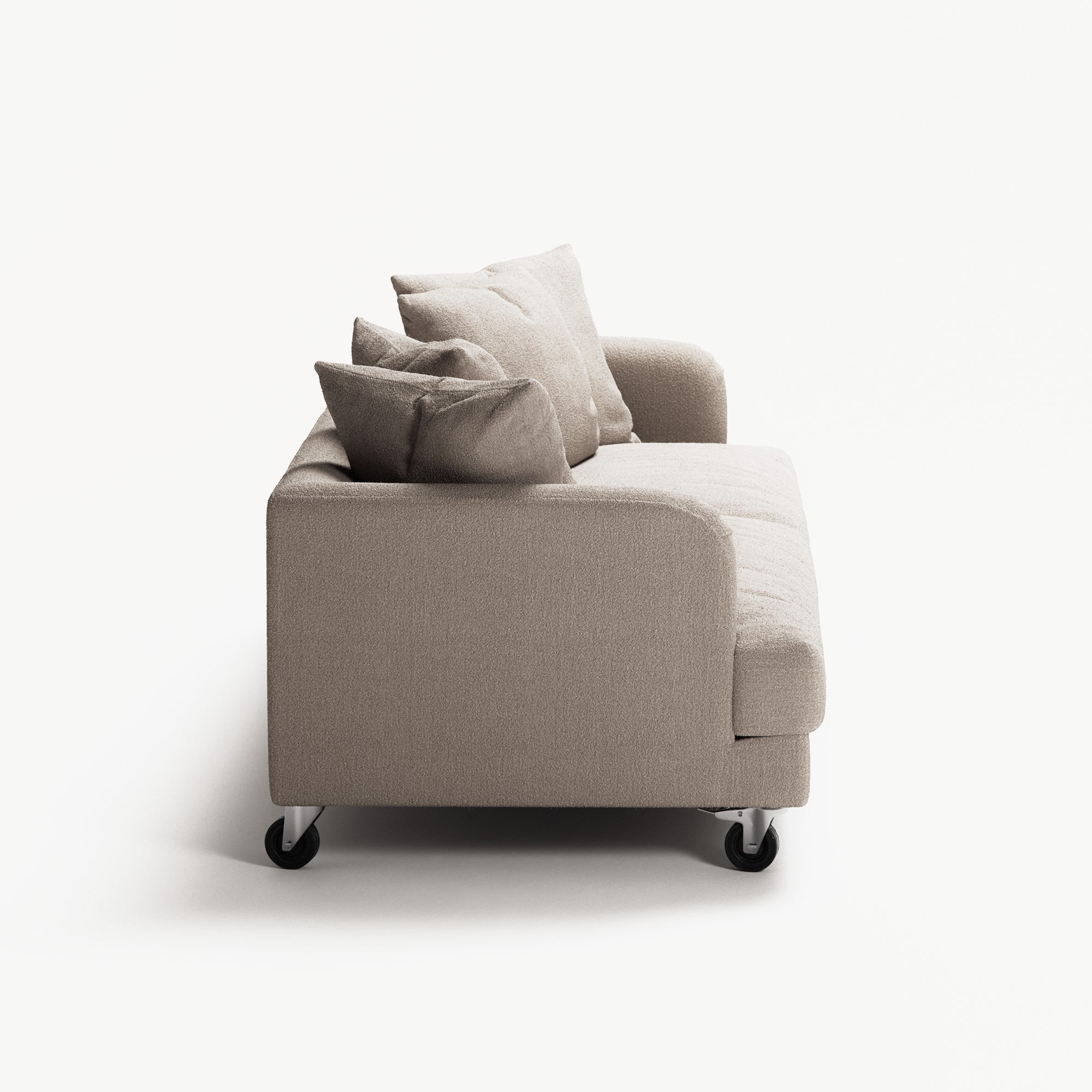 Harvey - 3 Seat - Fine Bouclé Warm Grey