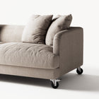 Harvey - 3 Seat - Fine Bouclé Warm Grey