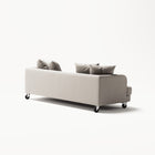 Harvey - 3 Seat - Micro Chenille Grey Cream
