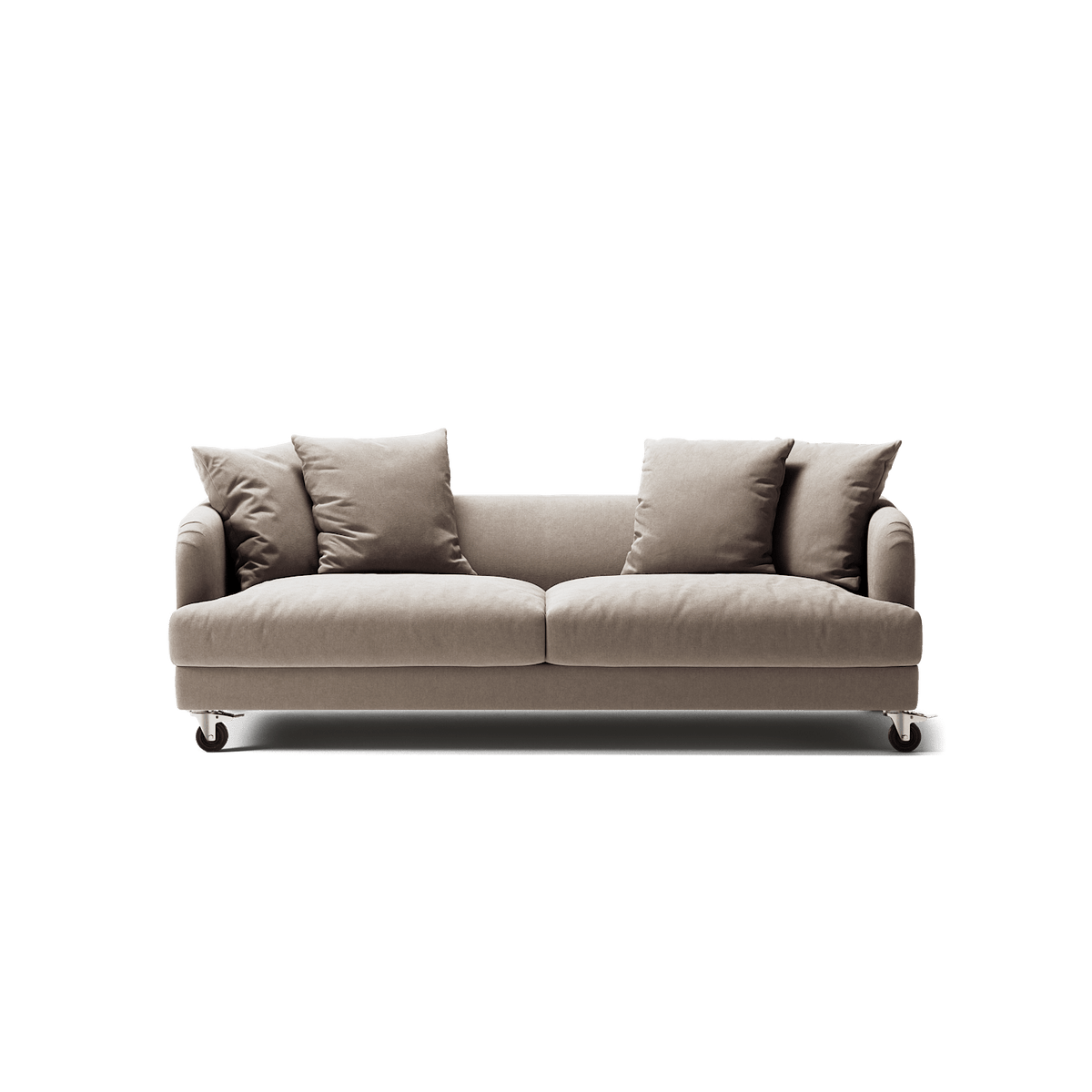 Harvey - 3 Seat - Micro Chenille Stone Beige