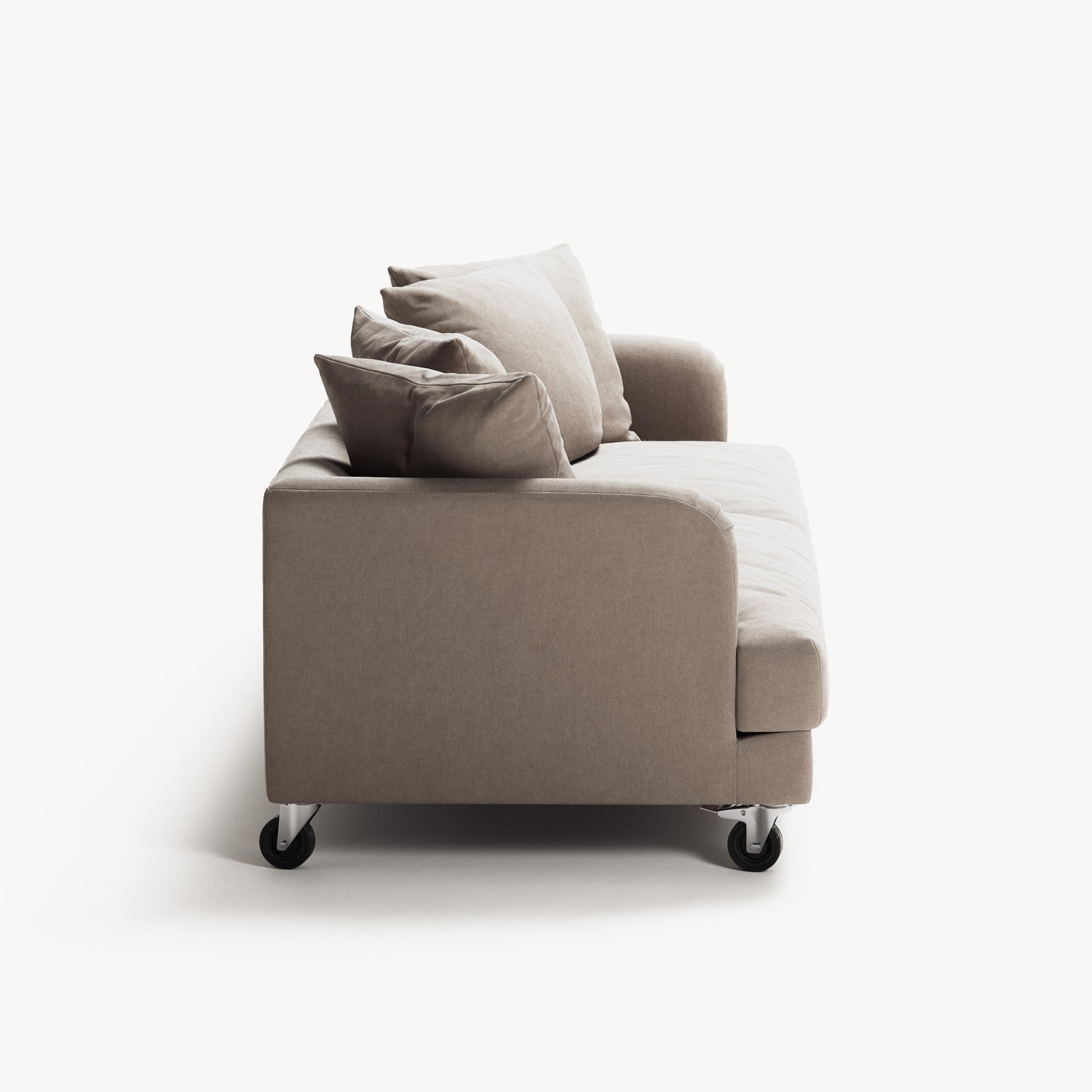 Harvey - 3 Seat - Micro Chenille Stone Beige