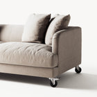 Harvey - 3 Seat - Micro Chenille Stone Beige
