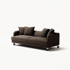 Harvey - 3 Seat - Glint Bouclé Dark Brown
