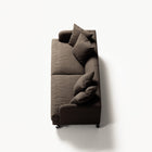 Harvey - 3 Seat - Glint Bouclé Dark Brown