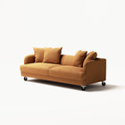 Harvey - 3 Seat - Textured Chenille Golden Amber
