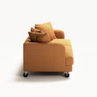 Harvey - 3 Seat - Textured Chenille Golden Amber