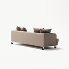 Harvey - 3 Seat - Soft Matte Velvet Warm Beige