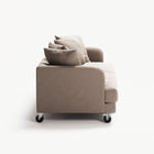 Harvey - 3 Seat - Soft Matte Velvet Warm Beige