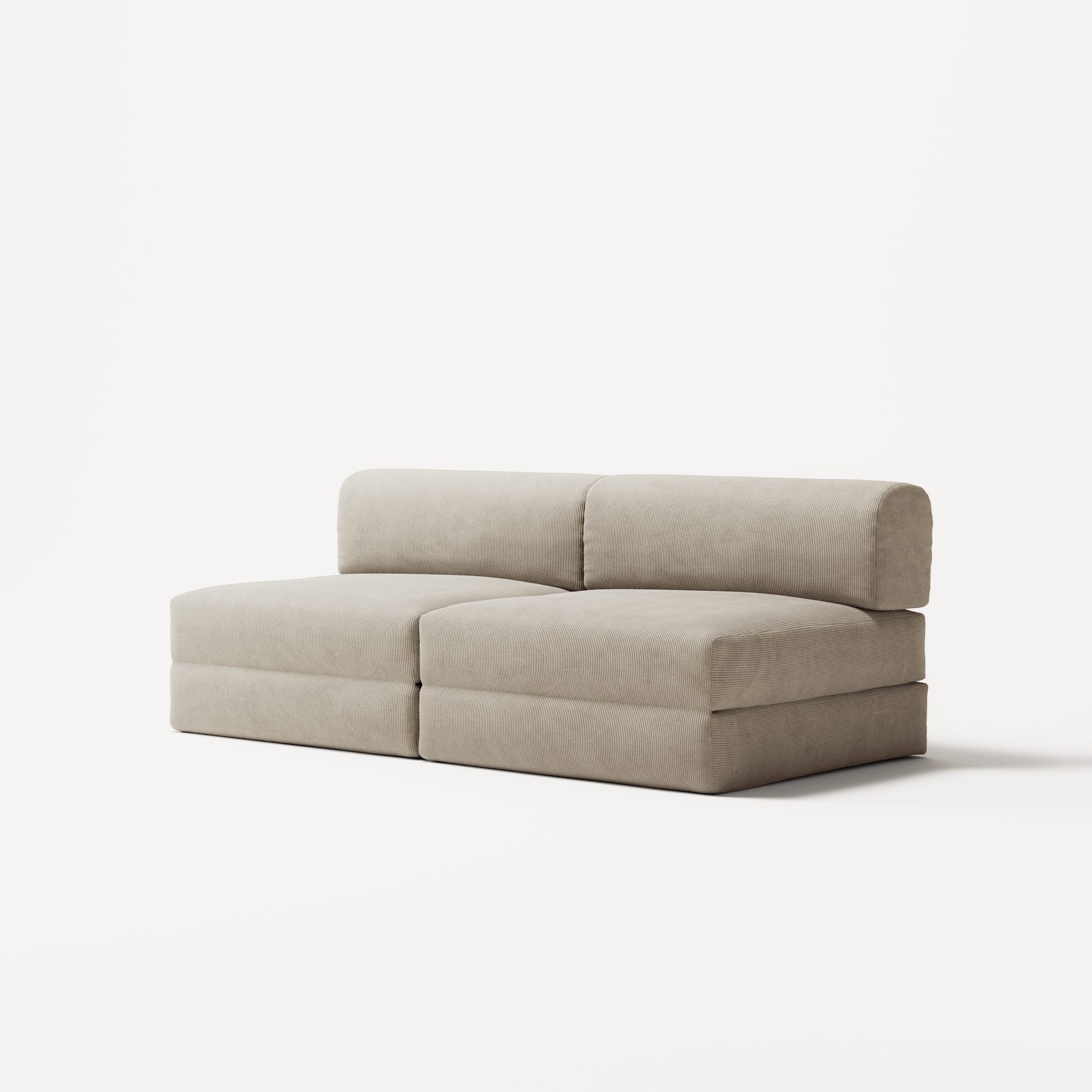 LUNA - 2 Seater Lounge - Corduroy Off-White