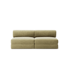LUNA - 2 Seater Lounge - Corduroy Lime