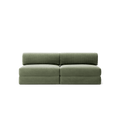 LUNA - 2 Seater Lounge - Corduroy Moss Green