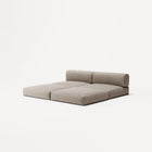 LUNA - 2 Seater Lounge - Corduroy Pale Beige