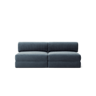 LUNA - 2 Seater Lounge - Corduroy Dark Blue