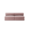 LUNA - 2 Seater Lounge - Corduroy Soft Pink